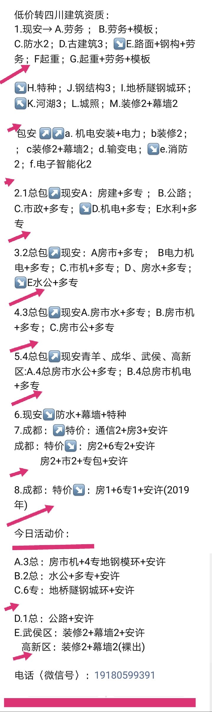 转让、代办：建筑公司及资质-企贝网