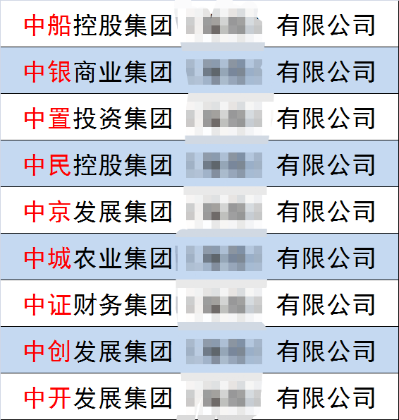 注册转让中铁中信中投中电字号公司	 	 	 	-企贝网