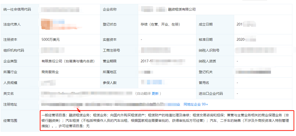 融资租赁公司收购及转让-企贝网
