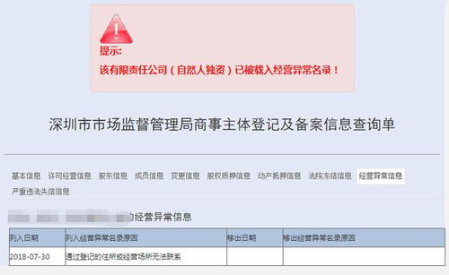 公司经营地址异常会对公司造成影响吗？-企贝网