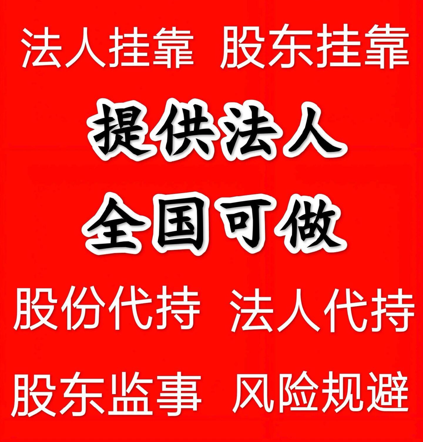 提供法人股东代持服务-企贝网